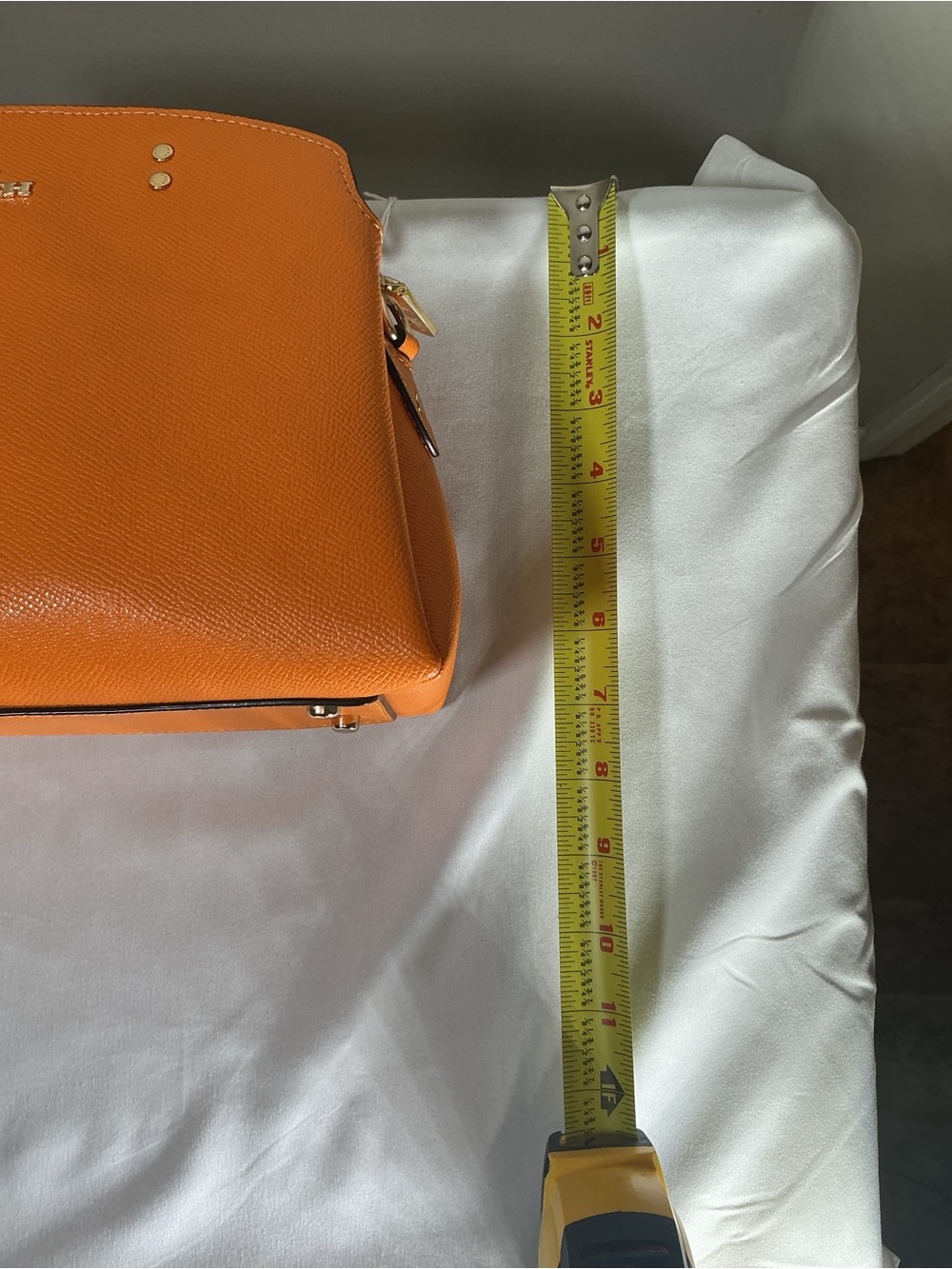 Coach Orange Leather Satchel - Picture 7 of 7